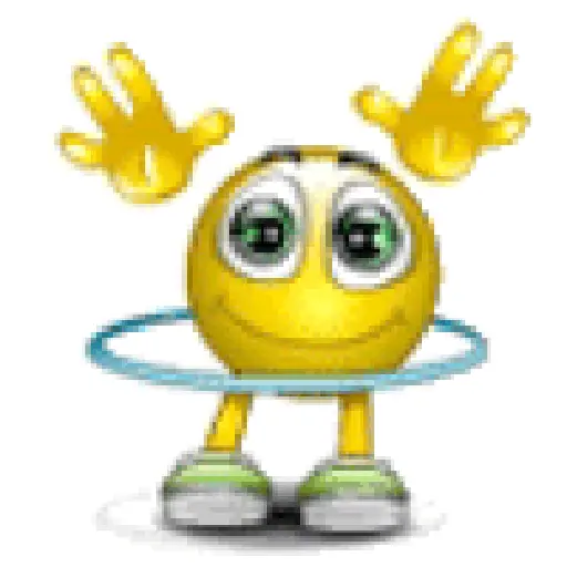 Figurinhas de silly yellow emoji gif pixel para WhatsApp