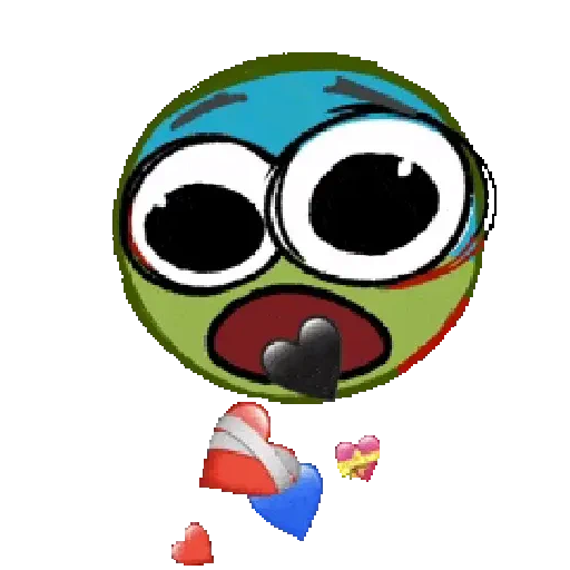 Figurinha de Silly Yellow Face Emoji ★ ˎˊ˗ para WhatsApp (11 de 15)