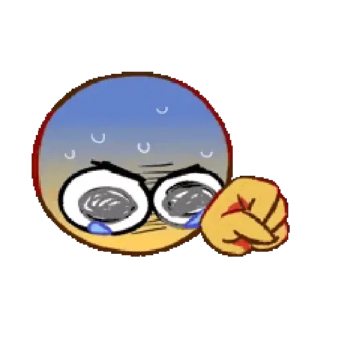Figurinha de Silly Yellow Face Emoji ★ ˎˊ˗ para WhatsApp (12 de 15)