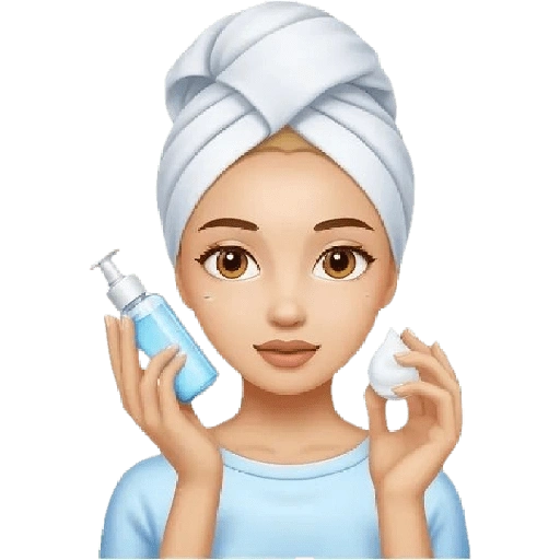 Figurinha de skincare IOS para WhatsApp (1 de 30)