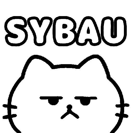 Figurinha de Sybau Cat para WhatsApp (1 de 10)