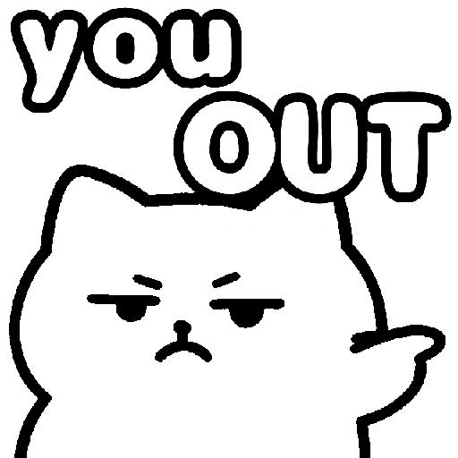 Figurinha de Sybau Cat para WhatsApp (7 de 10)