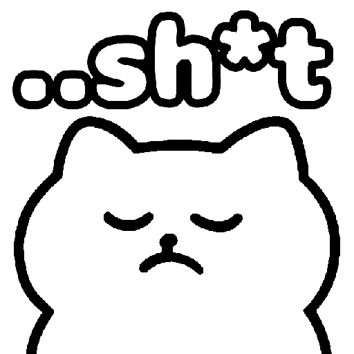 Figurinha de Sybau Cat para WhatsApp (10 de 10)