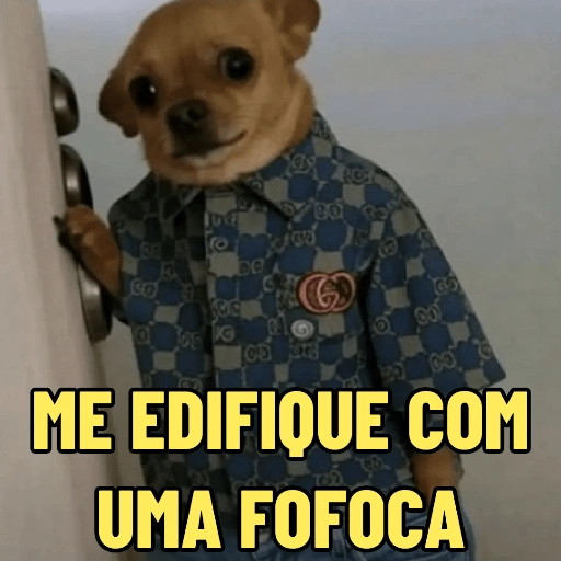 Figurinha de TEM FOFOCA AÍ? 😁🤭 para WhatsApp (2 de 16)