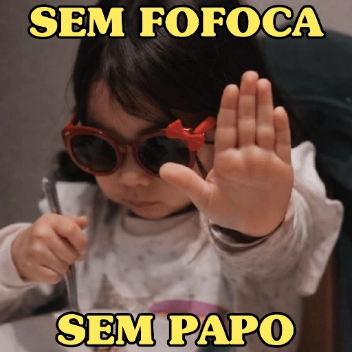 Figurinha de TEM FOFOCA AÍ? 😁🤭 para WhatsApp (9 de 16)
