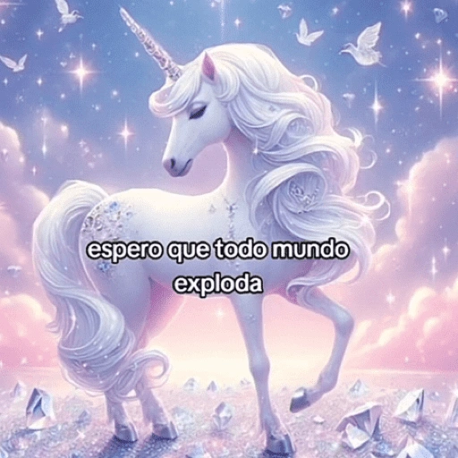 Figurinha de Unicórnio symphony 🦄🌈🐬 (4 de 12)