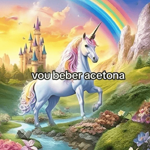 Figurinha de Unicórnio symphony 🦄🌈🐬 (6 de 12)