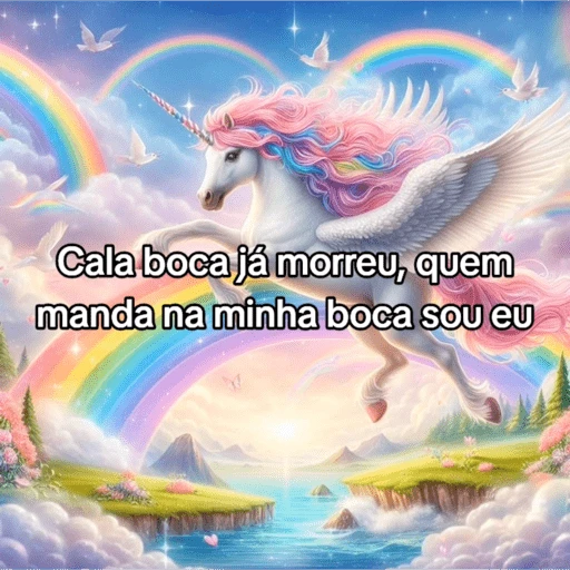 Figurinha de Unicórnio symphony 🦄🌈🐬 (11 de 12)