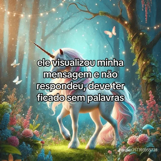 Figurinha de Unicórnio symphony 🦄🌈🐬 (12 de 12)