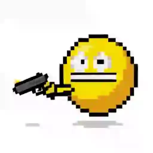 Figurinha de Yellow Animated Pixel Emoji para WhatsApp (1 de 13)