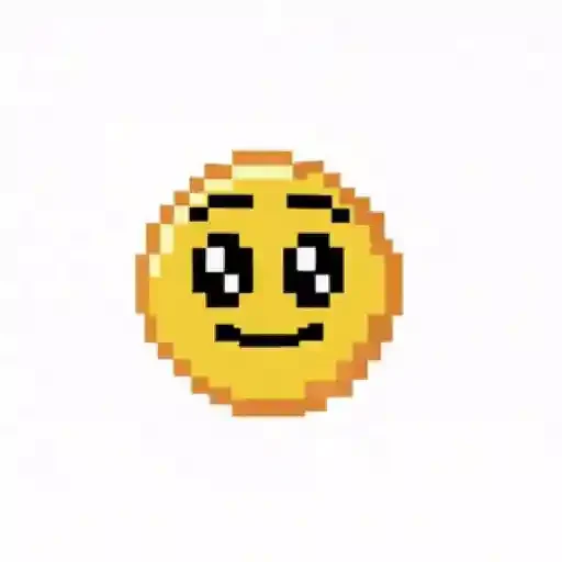 Figurinha de Yellow Animated Pixel Emoji para WhatsApp (6 de 13)