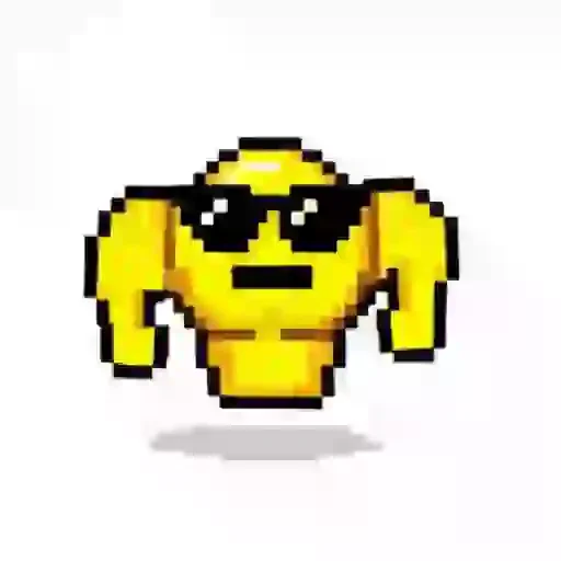 Figurinha de Yellow Animated Pixel Emoji para WhatsApp (8 de 13)